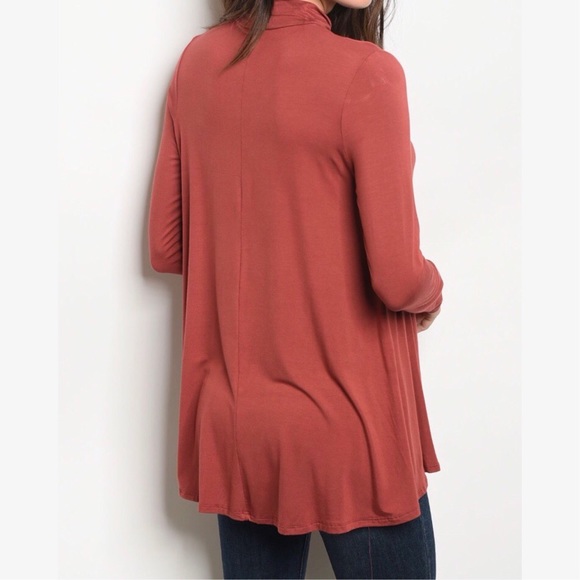 BURGUNDY CHOKER TOP - Picture 6 of 9